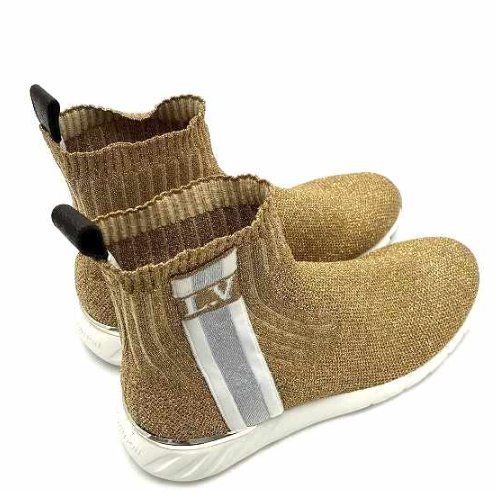 Louis Vuitton goldfarbene Sneaker Gr. 38 1/2 ca. 24.5 cm NEU