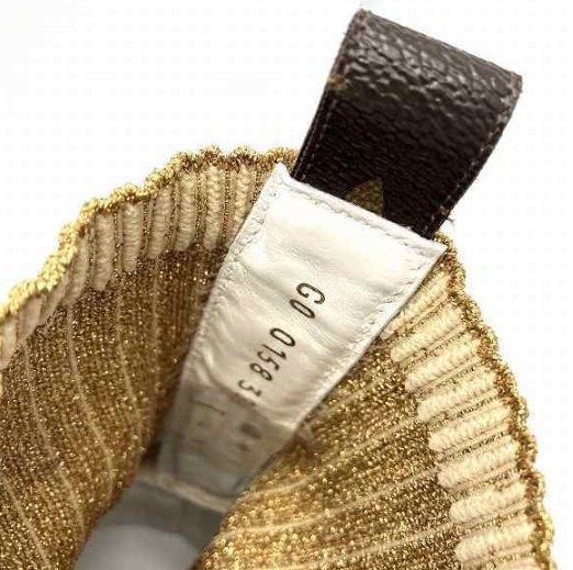 Louis Vuitton goldfarbene Sneaker Gr. 38 1/2 ca. 24.5 cm NEU