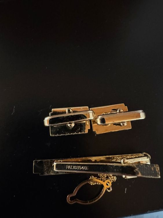 Nino Riva Krawattenklammer & Manschettenknöpfe Set