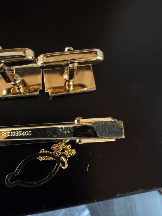 Nino Riva Krawattenklammer & Manschettenknöpfe Set