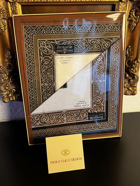 Paolo Gucci Design Tücher – Set mit 2 Stück, neu