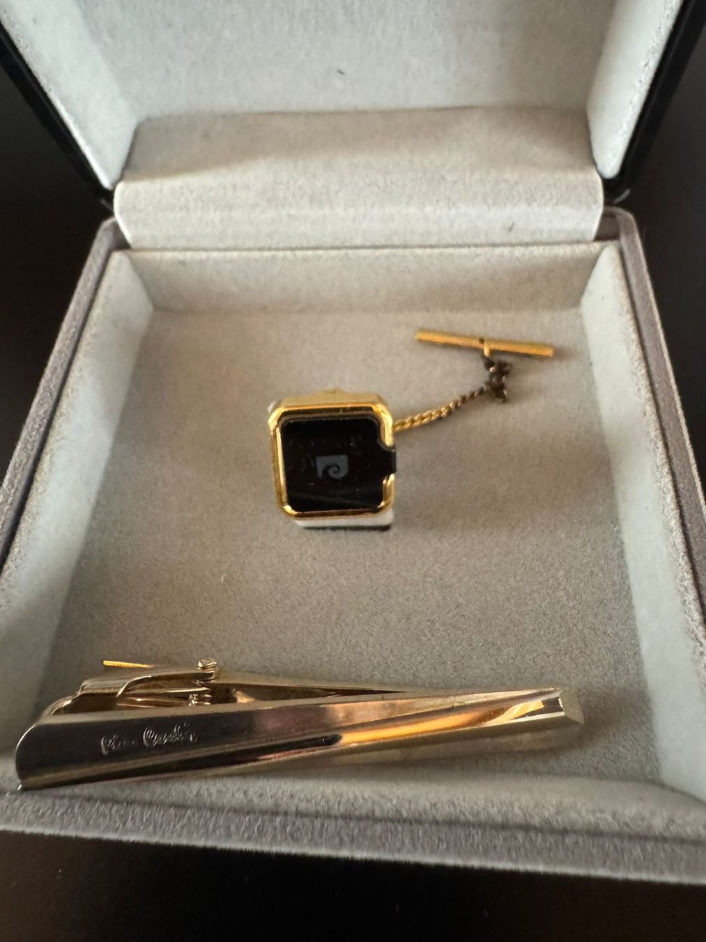 Pierre Cardin Set, Krawattennadel & Kragenknopf