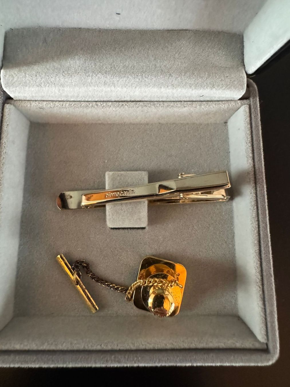 Pierre Cardin Set, Krawattennadel & Kragenknopf