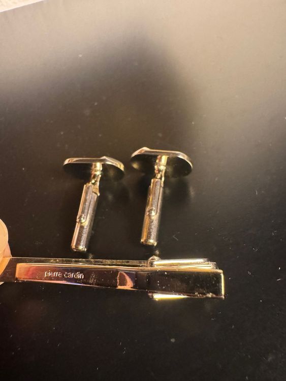 Pierre Cardin Set Manschettenknöpfe + Krawattenklammer