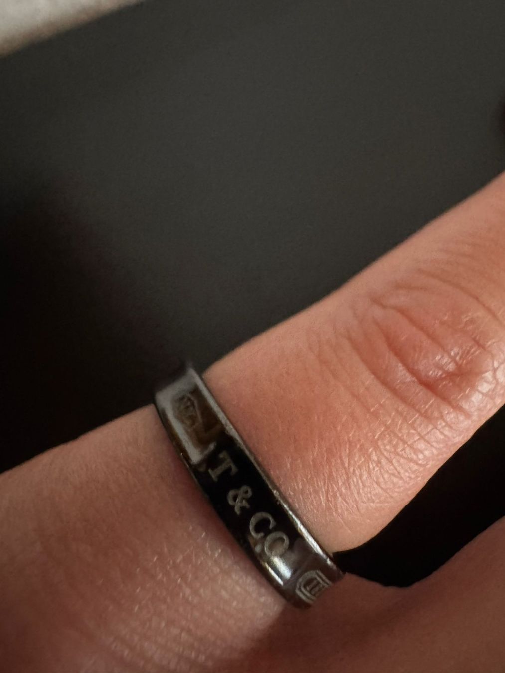 Tiffany & Co. schwarzer Bandring